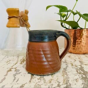Vintage Signed Pottery Mug 